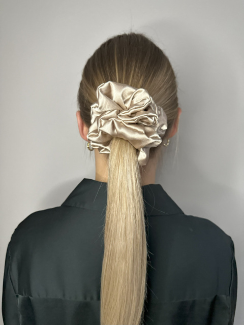 Gumka Scrunchie Standard Champagne Gumka Scrunchie Standard Champagne