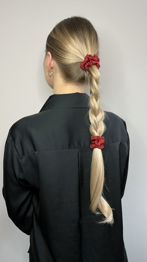 Gumka Scrunchie Slim Red Wine Gumka Scrunchie Slim Red Wine