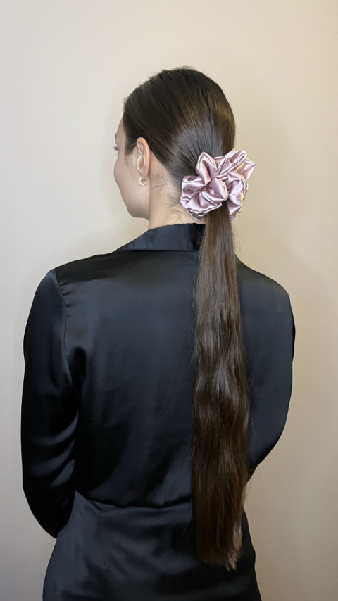 Gumka Scrunchie Standard Baby Pink Gumka Scrunchie Standard Baby Pink